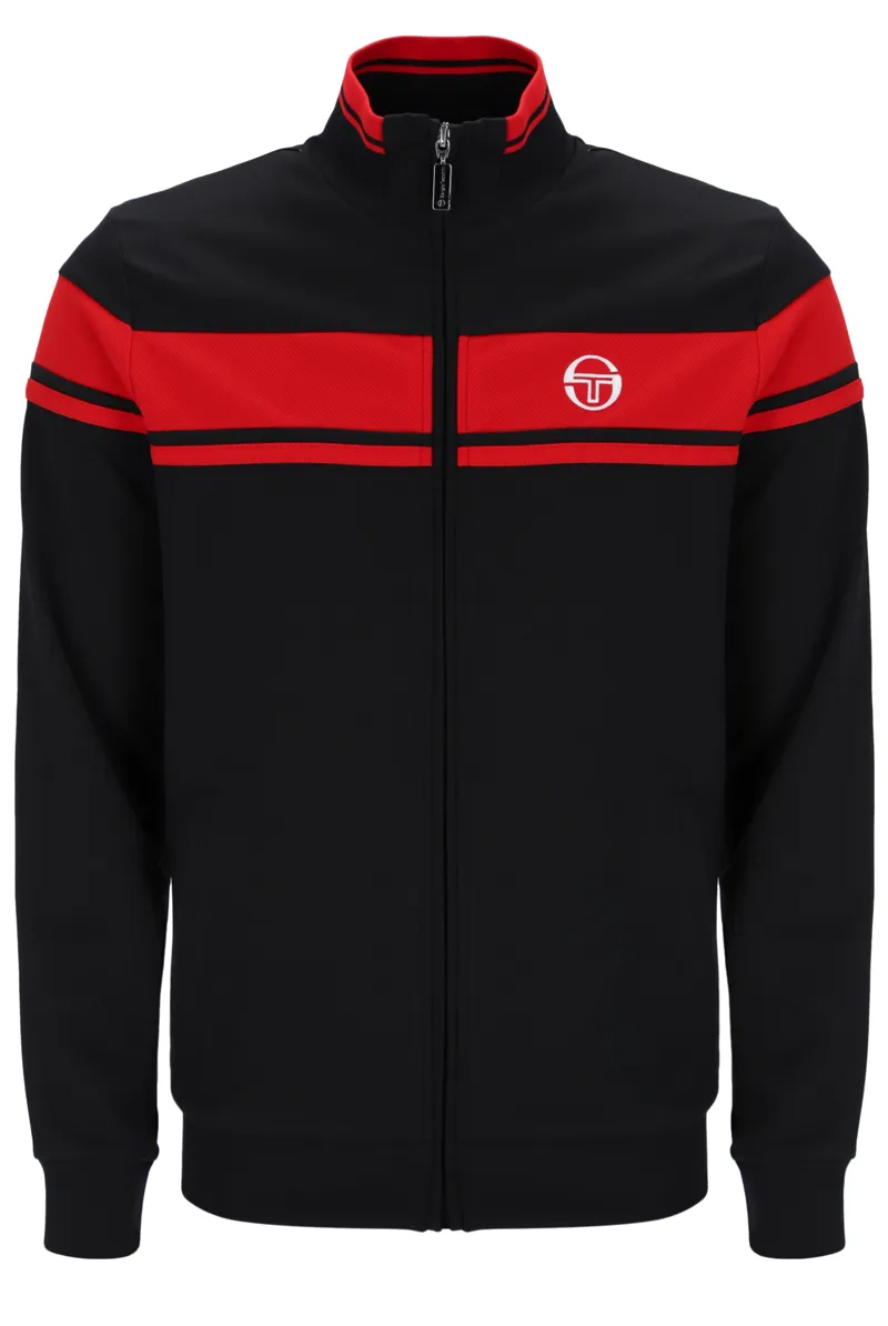 Sergio Tacchini STM14551 506 Damarindo Track Top Black Red